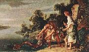 Pieter Lastman The Angel and Tobias with the Fish USA oil painting artist